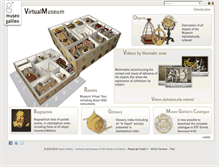 Tablet Screenshot of catalogue.museogalileo.it